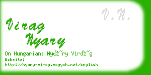 virag nyary business card